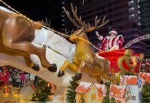Desfile ‘A Fantástica Fábrica de Brinquedos’ transforma Itapema em palco de magia natalina