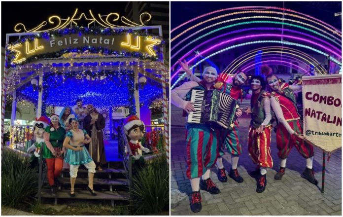 Luzes natalinas chegam aos bairros de Itapema com o Caminhão-Palco itinerante