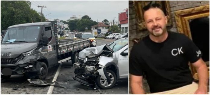 Tragédia na SC-108_ colisão frontal mata motorista e fere a mãe em Cocal do Sul