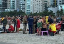 Homem de 27 anos morre afogado na Praia Central de Balneário Camboriú