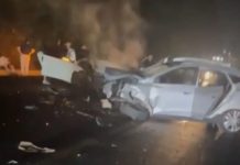 Colisão entre quatro veículos na BR-282 deixa nove feridos e mobiliza equipes de resgate