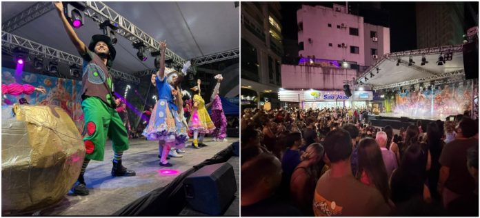 Espetáculo de Páscoa lota a Praça da Paz e emociona público em Itapema