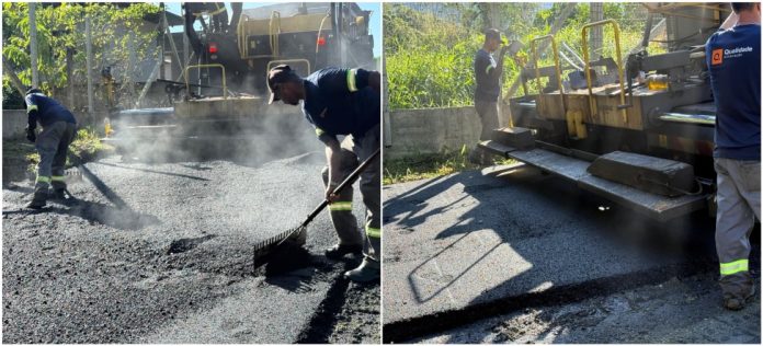 Avança Itapema chega à etapa final de pavimentação da Rua 700 no bairro Várzea