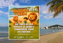 Campanha “Rugido do Bem” incentiva doações do Imposto de Renda para projetos sociais em Itapema