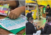 Casinha da Praça da Paz entra no clima da Copa e reúne famílias em Itapema