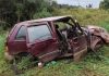 Tragédia na SC-355: passageira morre após grave capotamento no Meio-Oeste catarinense