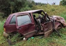 Tragédia na SC-355: passageira morre após grave capotamento no Meio-Oeste catarinense