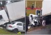 Colisão entre carro e caminhão deixa motorista morto na BR-470 em Ibirama