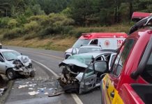 Grave acidente na BR-282 termina com uma vítima fatal e quatro pessoas hospitalizadas em SC