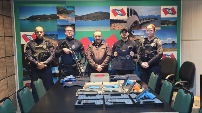 Guarda Municipal de Porto Belo reforça estrutura com novos equipamentos de proteção e treinamento