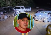 Idoso morre após grave engavetamento com quatro veículos no Oeste catarinense