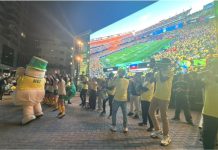 Itapema celebra mais uma vitória do Brasil e fortalece clima de Copa na Praça da Paz