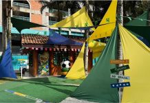 Praça da Paz vai reunir torcedores para acompanhar os jogos do Brasil em Itapema