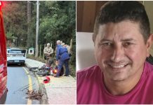 Suposto acidente de moto revela execução e termina com homem morto em São Bento do Sul