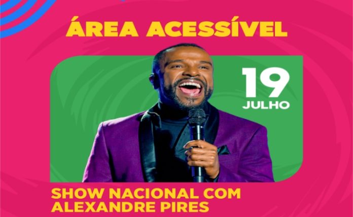 Aniversário de Balneário Camboriú reforça inclusão com área exclusiva para PCD no show de Alexandre Pires