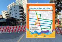 Centro de Itapema terá novas mudanças no trânsito durante o Arraiá Solidário