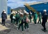 Estudantes de Porto Belo conhecem de perto o caminho da água tratada em visita à ETA Morretes