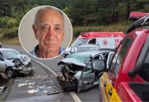 Identificado idoso que morreu em grave acidente envolvendo três veículos na BR-282