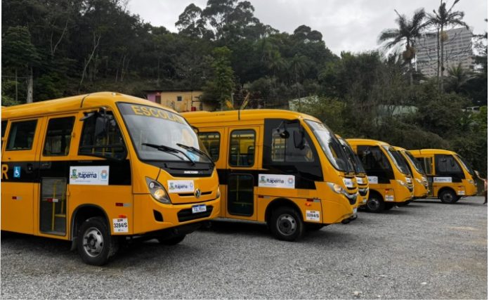 Itapema amplia frota escolar com seis novos ônibus para atender estudantes da rede municipal