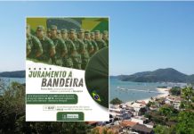 Porto Belo convoca jovens para cerimônia de Juramento à Bandeira Nacional