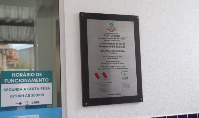 Porto Belo entrega UBS ampliada no Vila Nova com investimento superior a R$ 2,4 milhões