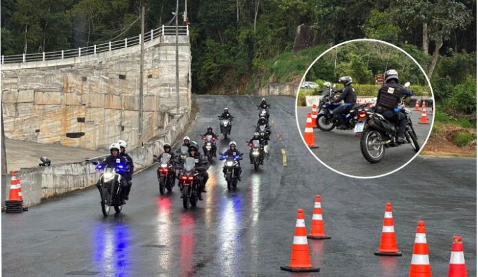 Curso de Motopatrulhamento da Guarda Municipal de Itapema entra na fase prática