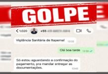 Golpistas usam nome da Vigilância Sanitária para pedir Pix em Itapema