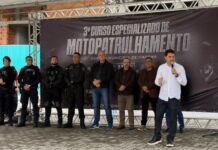 Itapema forma 12 profissionais após curso especializado de motopatrulhamento