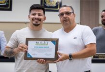 Atleta de Jiu-Jitsu leva Itapema aos pódios nacionais e internacionais e é homenageado na Câmara