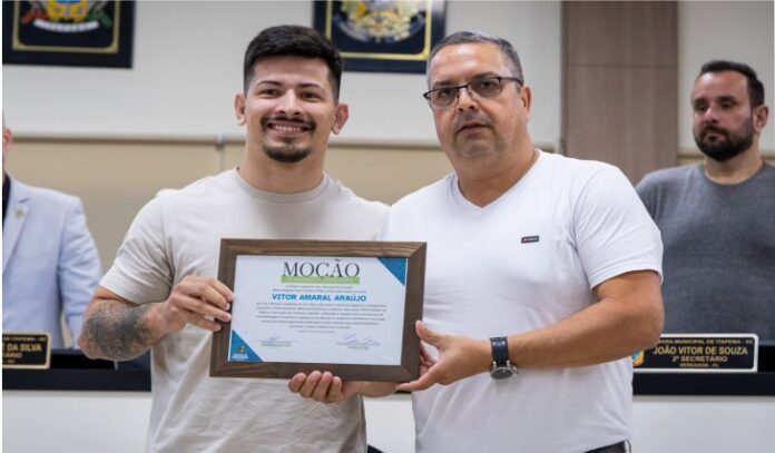 Atleta de Jiu-Jitsu leva Itapema aos pódios nacionais e internacionais e é homenageado na Câmara