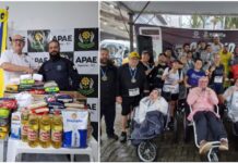 Donativos da Corrida da Guarda Municipal são entregues à APAE de Itapema