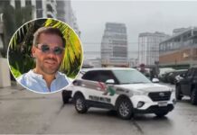 Empresário é morto a tiros na frente da família em Palhoça