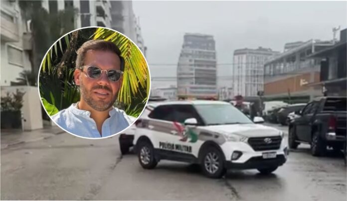 Empresário é morto a tiros na frente da família em Palhoça