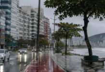 Frente fria provoca temporais e abre caminho para nova onda de frio em SC