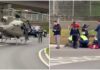 Grave acidente com motocicleta mobiliza helicóptero da PM em Florianópolis