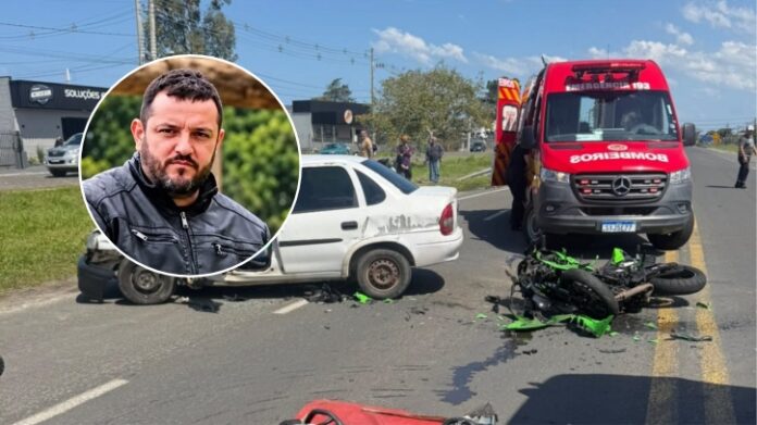 Motociclista morre após colisão enquanto seguia para encontro de motos em SC