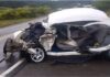 Motorista morre após carro ser destruído em colisão com caminhão na SC-108