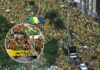 Flávio Bolsonaro reúne Tarcísio, Nikolas Ferreira e aliados em ato de campanha em Vitória