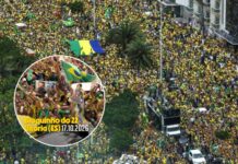 Flávio Bolsonaro reúne Tarcísio, Nikolas Ferreira e aliados em ato de campanha em Vitória