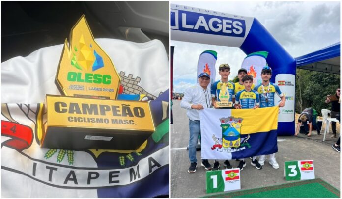 Itapema conquista título geral masculino do ciclismo na OLESC 2026