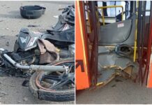Motociclista de 61 anos morre após colisão com ônibus na SC-418