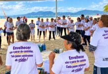 Porto Belo reúne cerca de 70 participantes em caminhada dedicada à pessoa idosa